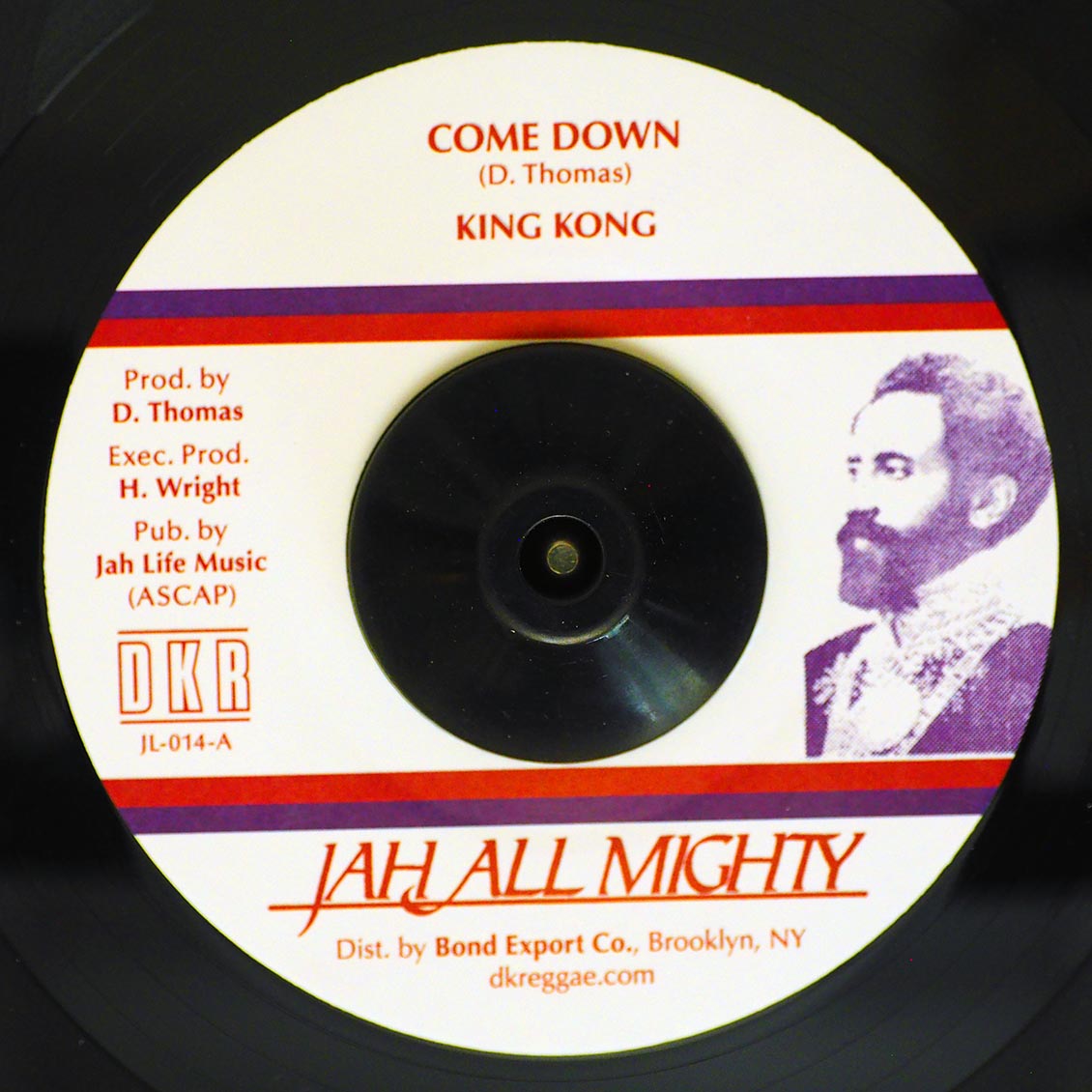King Kong - Come Down  /  Version [New Vinyl Record 7" Single]