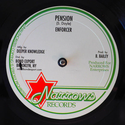 Enforcer - Pension;  Version  /  Enforcer - Africa Way; Version [New Vinyl 10"]