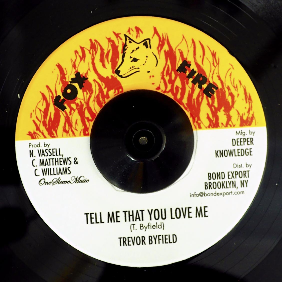 Trevor Byfield - Tell Me That You Love Me  /  Version [New Vinyl Record 7" Single]