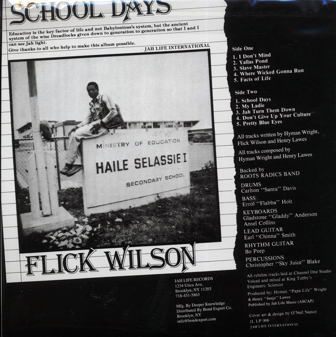Flick Wilson - School Days [New Vinyl LP]