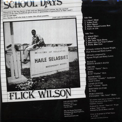 Flick Wilson - School Days [New Vinyl LP]