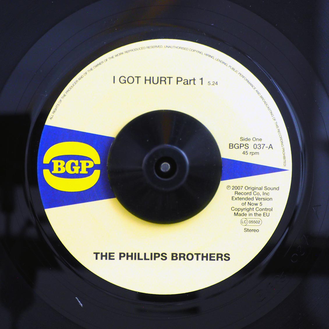 Phillips Brothers - I Got Hurt Part 1  /  Phillips Brothers - I Got Hurt Part 2 [New] [New Vinyl 7"]