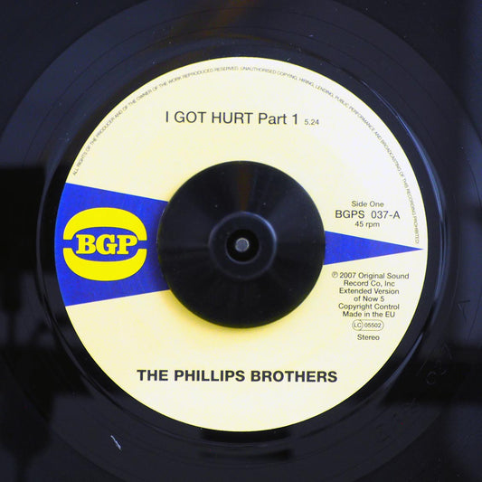 Phillips Brothers - I Got Hurt Part 1  /  Phillips Brothers - I Got Hurt Part 2 [New] [New Vinyl 7"]