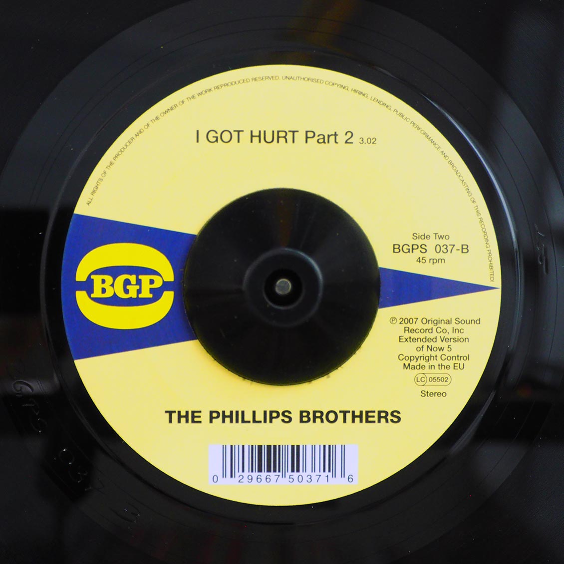 Phillips Brothers - I Got Hurt Part 1  /  Phillips Brothers - I Got Hurt Part 2 [New Vinyl 7"]
