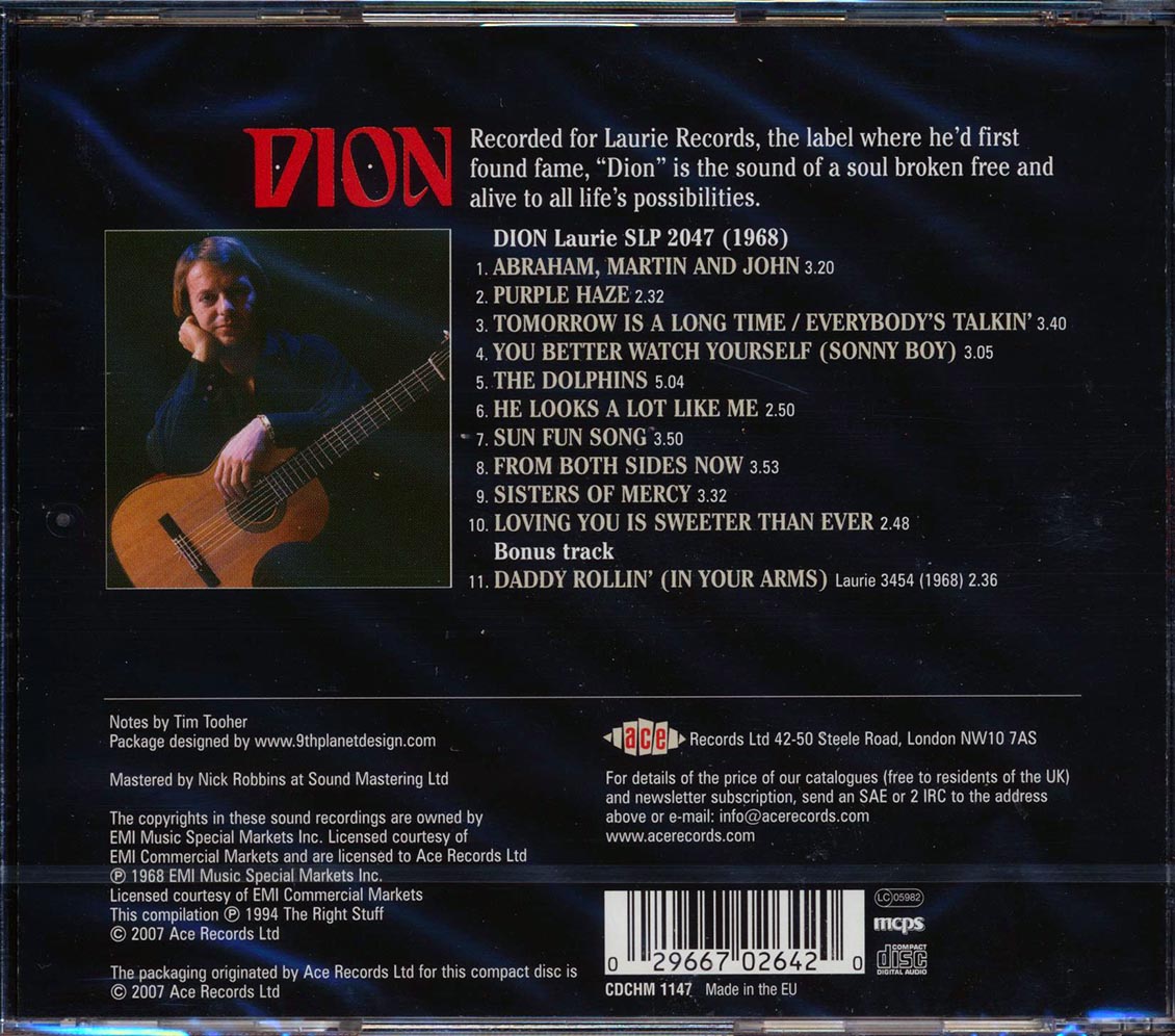 Dion - Dion [New CD]