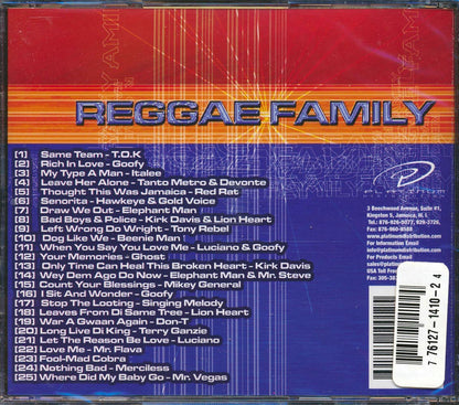 Tony Rebel, Luciano, Beenie Man, Etc. - Reggae Family (25 tracks) [New CD]