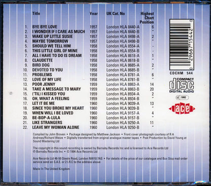 The Everly Brothers - Original British Hit Singles (22 tracks) [New CD]