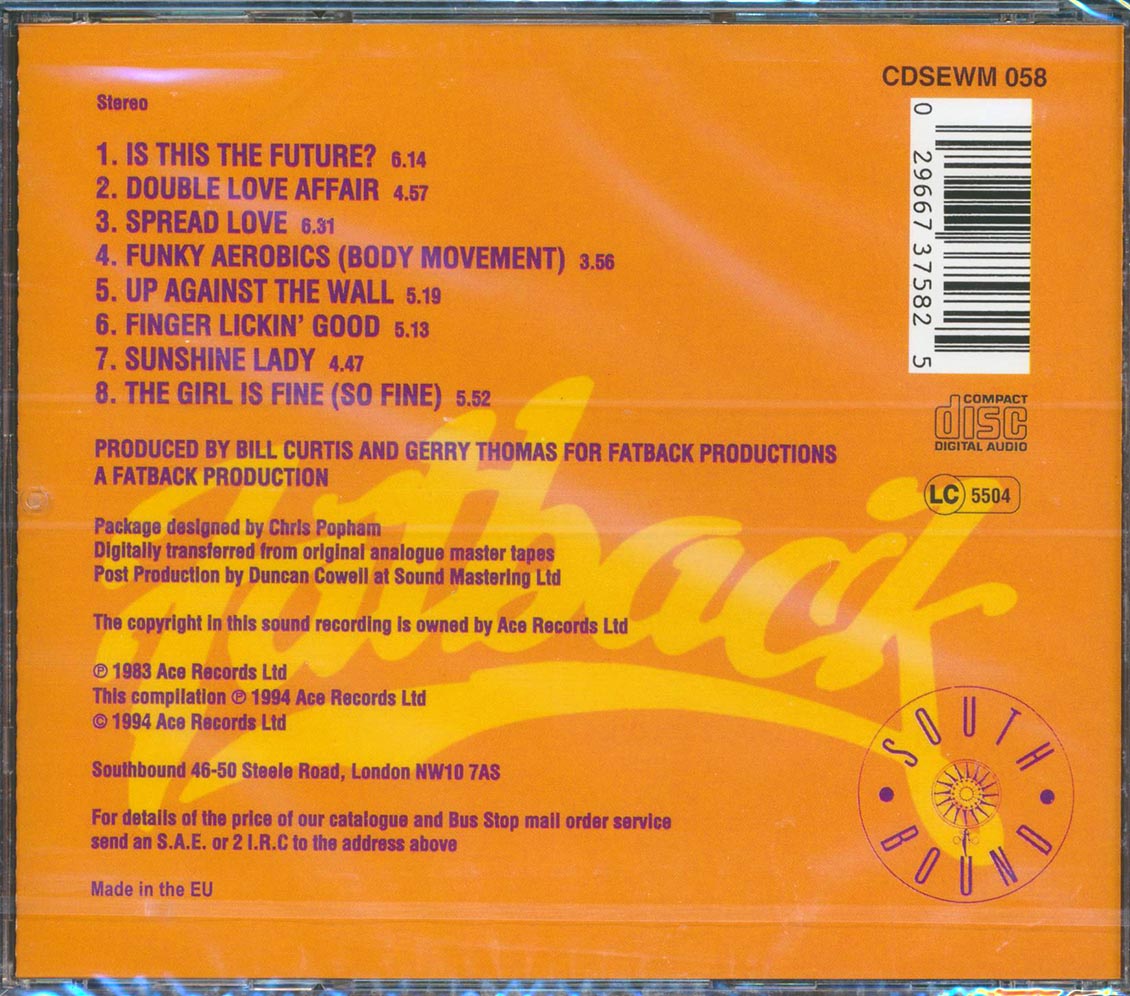 Fatback - Is This The Future [New CD]