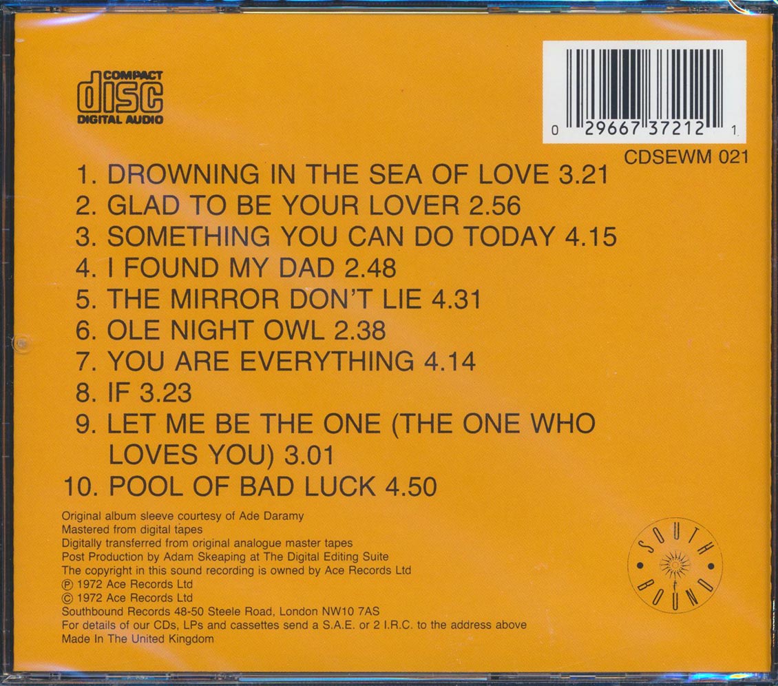 Joe Simon - Drowning In The Sea Of Love [New CD]