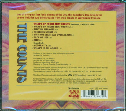The Counts - What's Up Front That Counts [New CD]