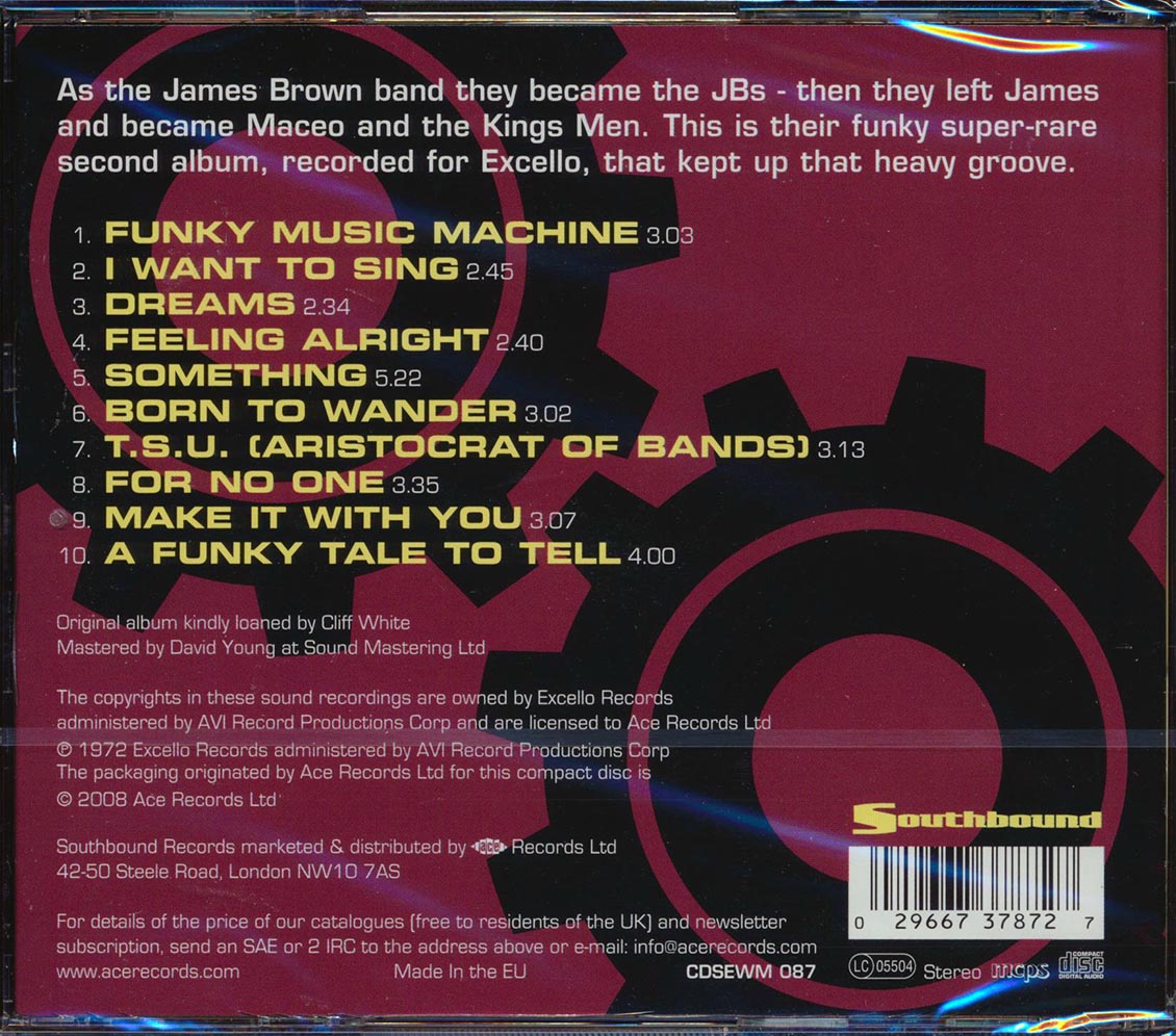 Maceo & All The Kings Men - Funky Music Machine [New CD]