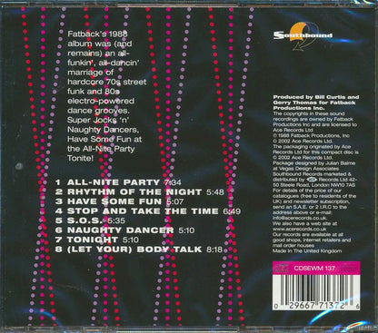 Fatback - Tonite's An All Nite Party [New CD]