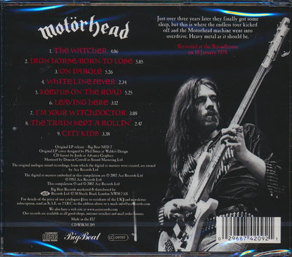Motorhead - Recorded Live 1978 [New CD]