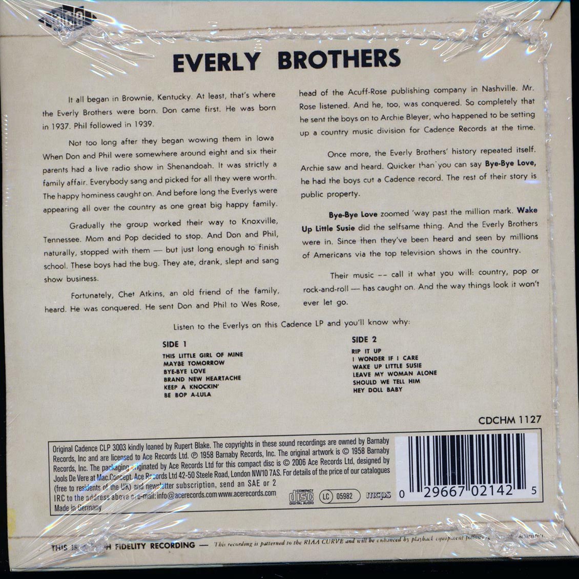The Everly Brothers - Everly Brothers [New CD]