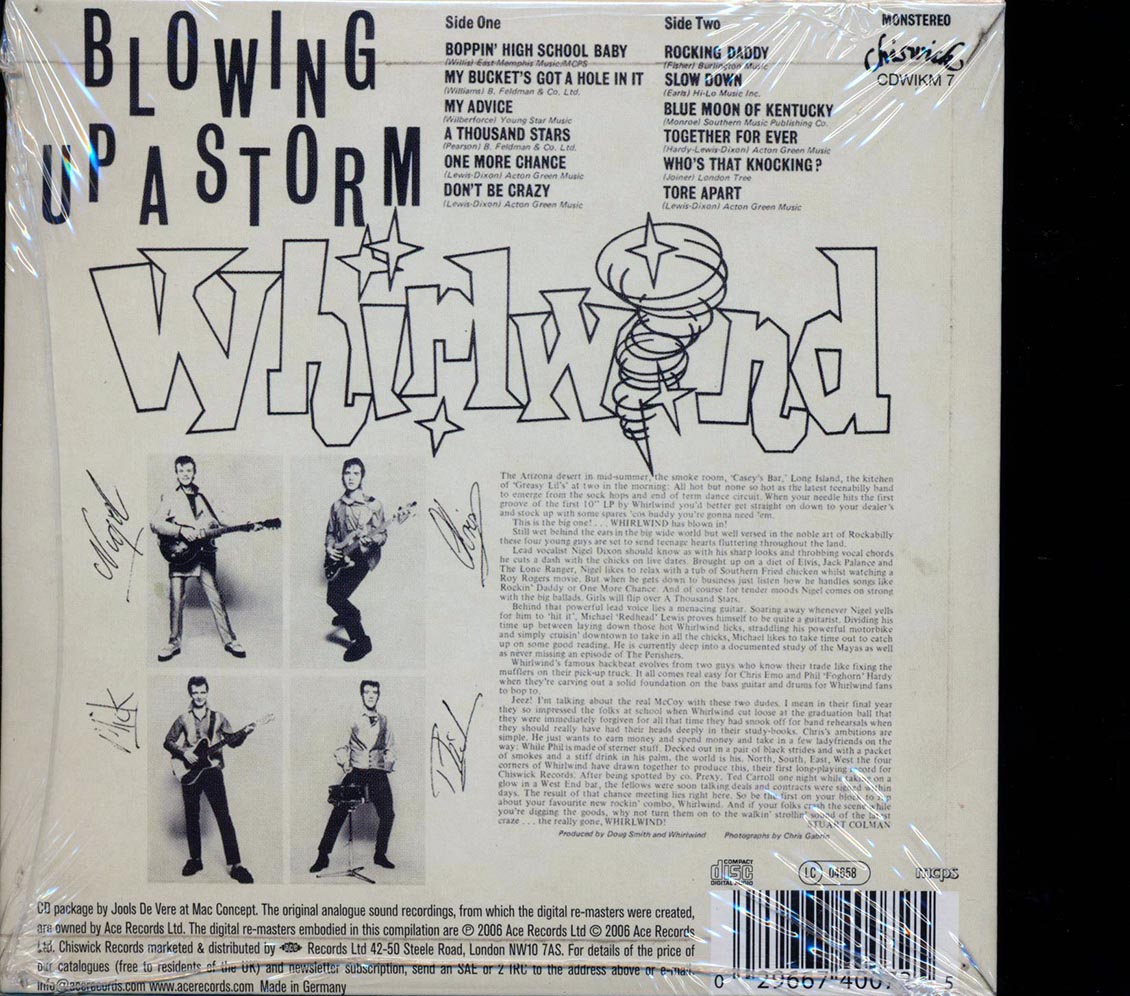 Whirlwind - Blowing Up A Storm [New CD]
