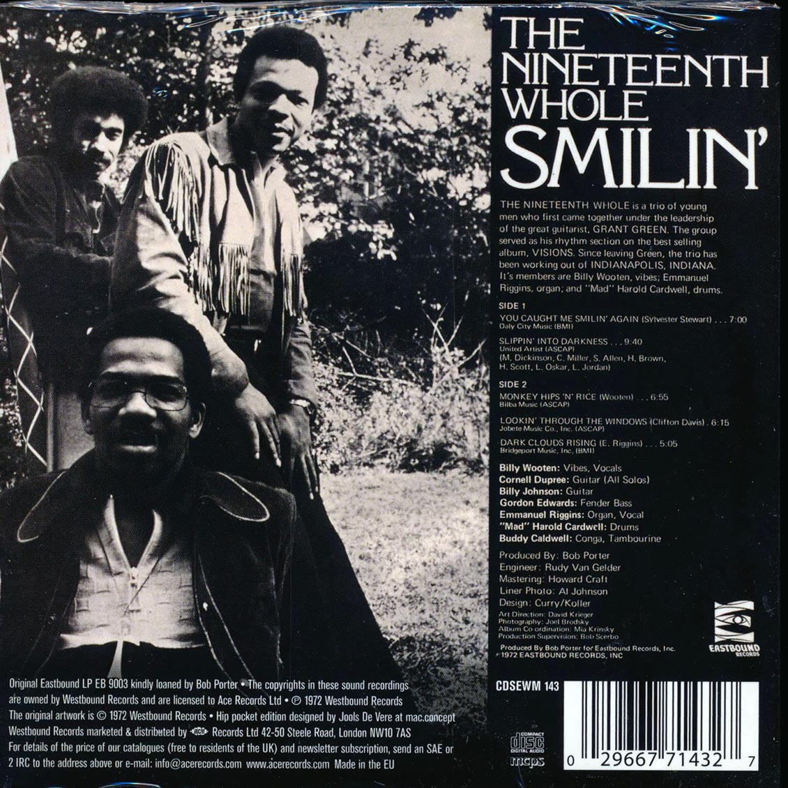 The Nineteenth Whole - Smilin [New CD]