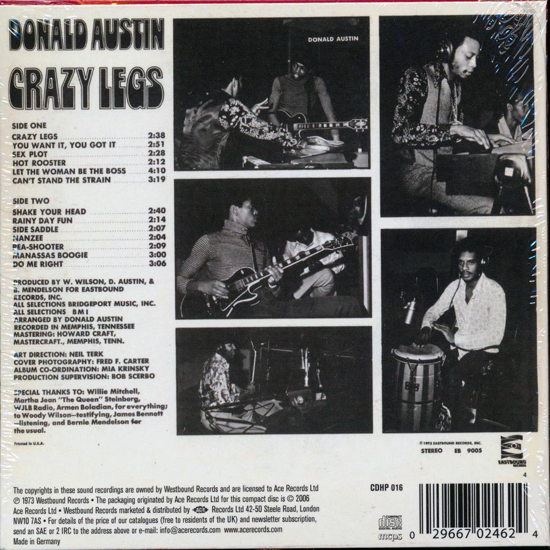 Donald Auston - Crazy Legs [New CD]