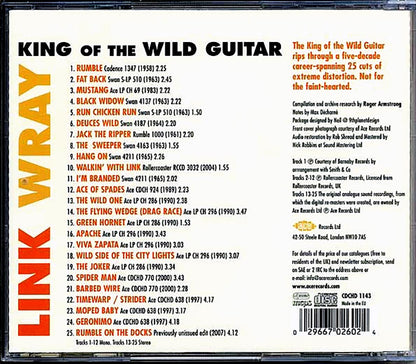 Link Wray - King Of The Wild Guitar (25 tracks) [New CD]