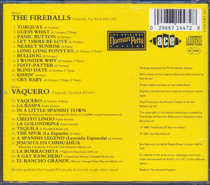 The Fireballs - The Fireballs + Vaquero (24 tracks) [New CD]