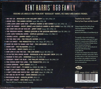 Various - Kent Harris' R & B Family (25 tracks) [New CD]