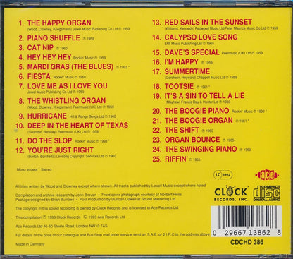 Dave Baby Cortez - Happy Organs, Wild Guitars & Pinao Shuffles (25 tracks) [New CD]