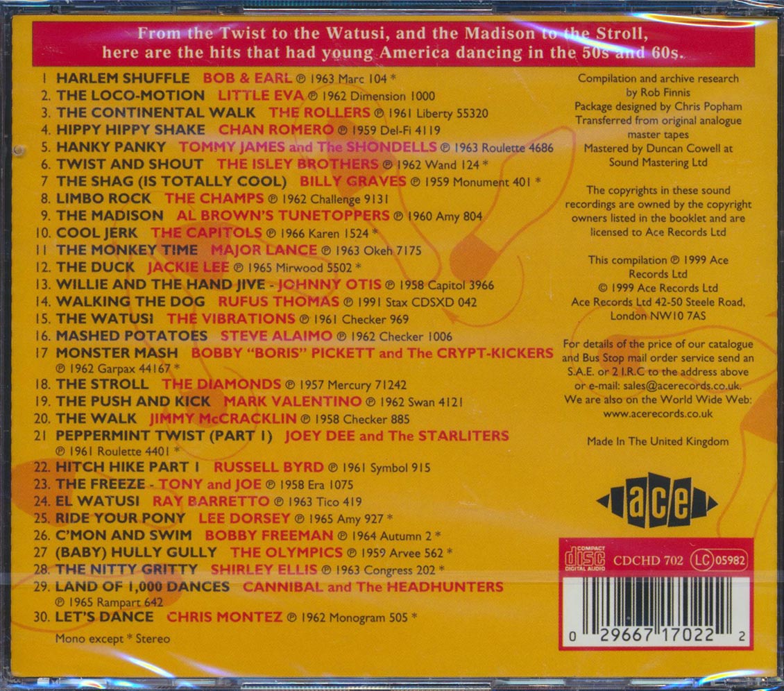 Various - Land Of 1000 Dances: The Ultimate Compilation Of Hit Dances 1958-1965 (30 tracks) [New CD]