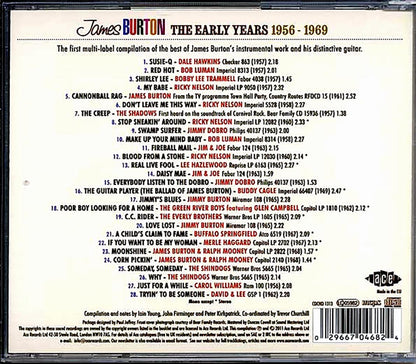 James Burton - The Early Years 1956-1969 (28 tracks) [New CD]