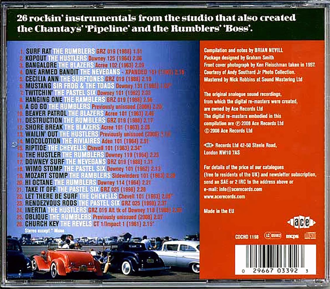Various - It Came From The Beach: Surf, Drag & Rockin Instros From Downey (26 tracks) [New CD]