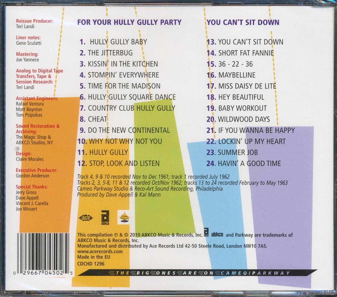 The Dovells - For Your Hully Gully + You Can't Sit Down (24 tracks) [New CD]