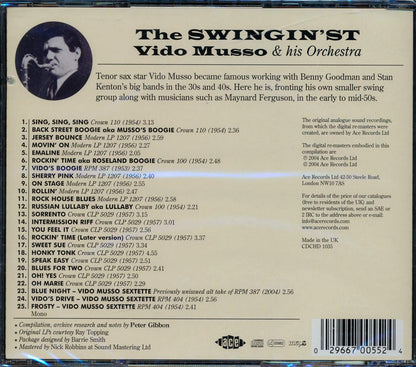 Vido Musso & His Orchestra - The Swingin'st (25 tracks) [New CD]