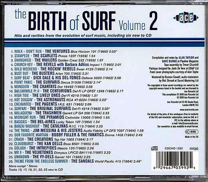 Dick Dale, The Ventures, The Sandals, Etc. - Birth Of Surf Volume 2 (26 tracks) [New CD]