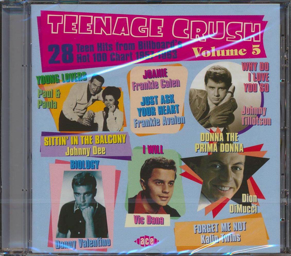 Various - Teenage Crush Volume 5: 28 Teen Hits From Billboard's Hot 100 Chart 1957-1963 (28 tracks) [New CD]