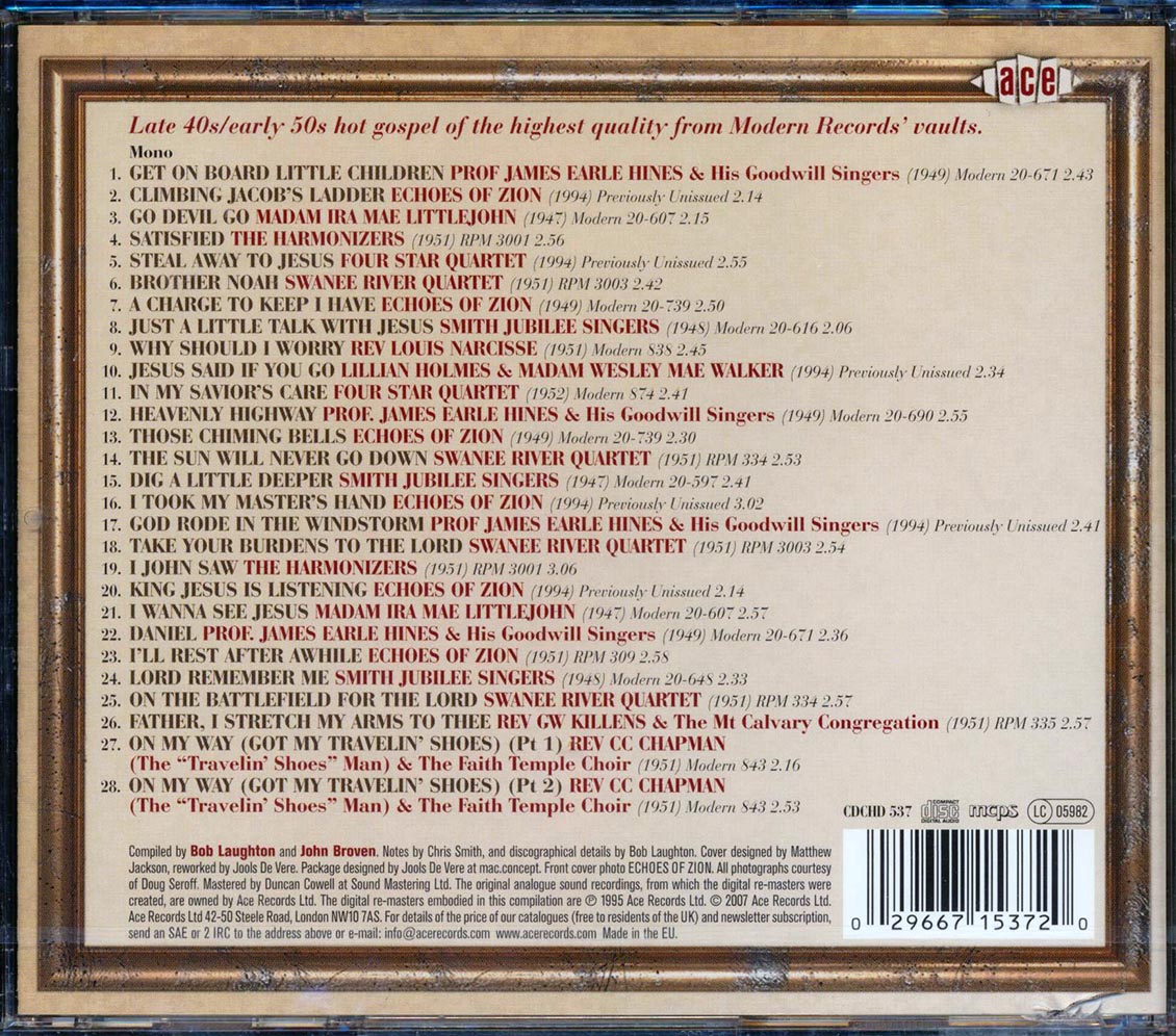 Various - Get On Board Little Children: The Modern Gospel Recordings (28 tracks) [New CD]