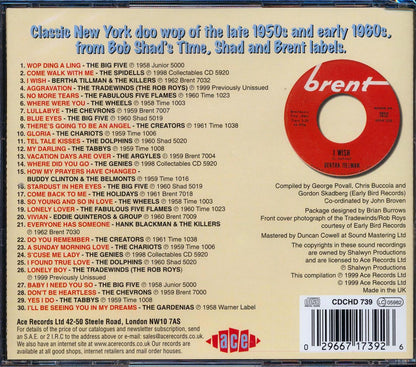 Various - Wop Ding A Ling: Classic New York Doop Wop From Time, Brent & Shad (30 tracks) [New CD]