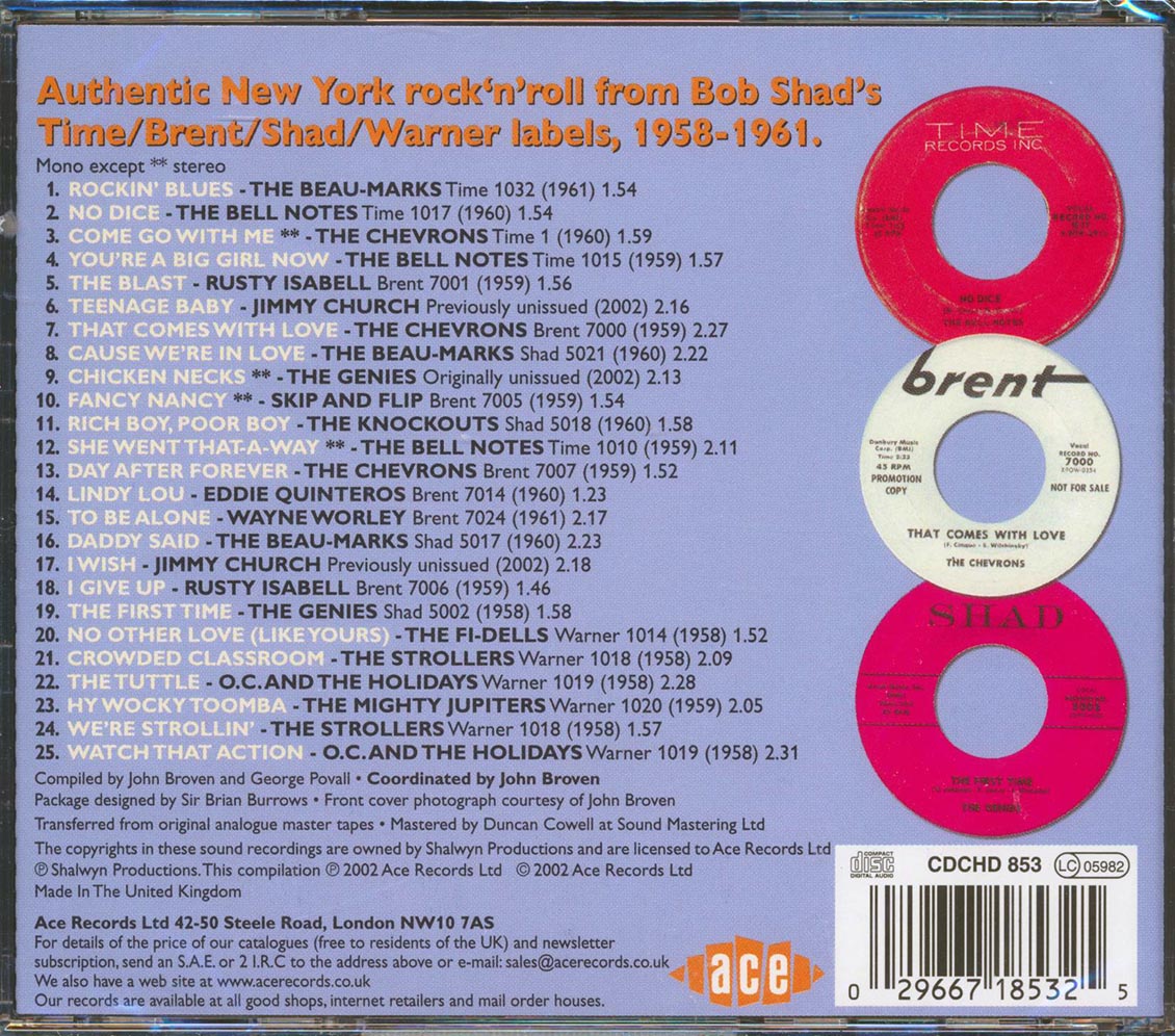 Various - More Rockin On Broadway (25 tracks) [New CD]