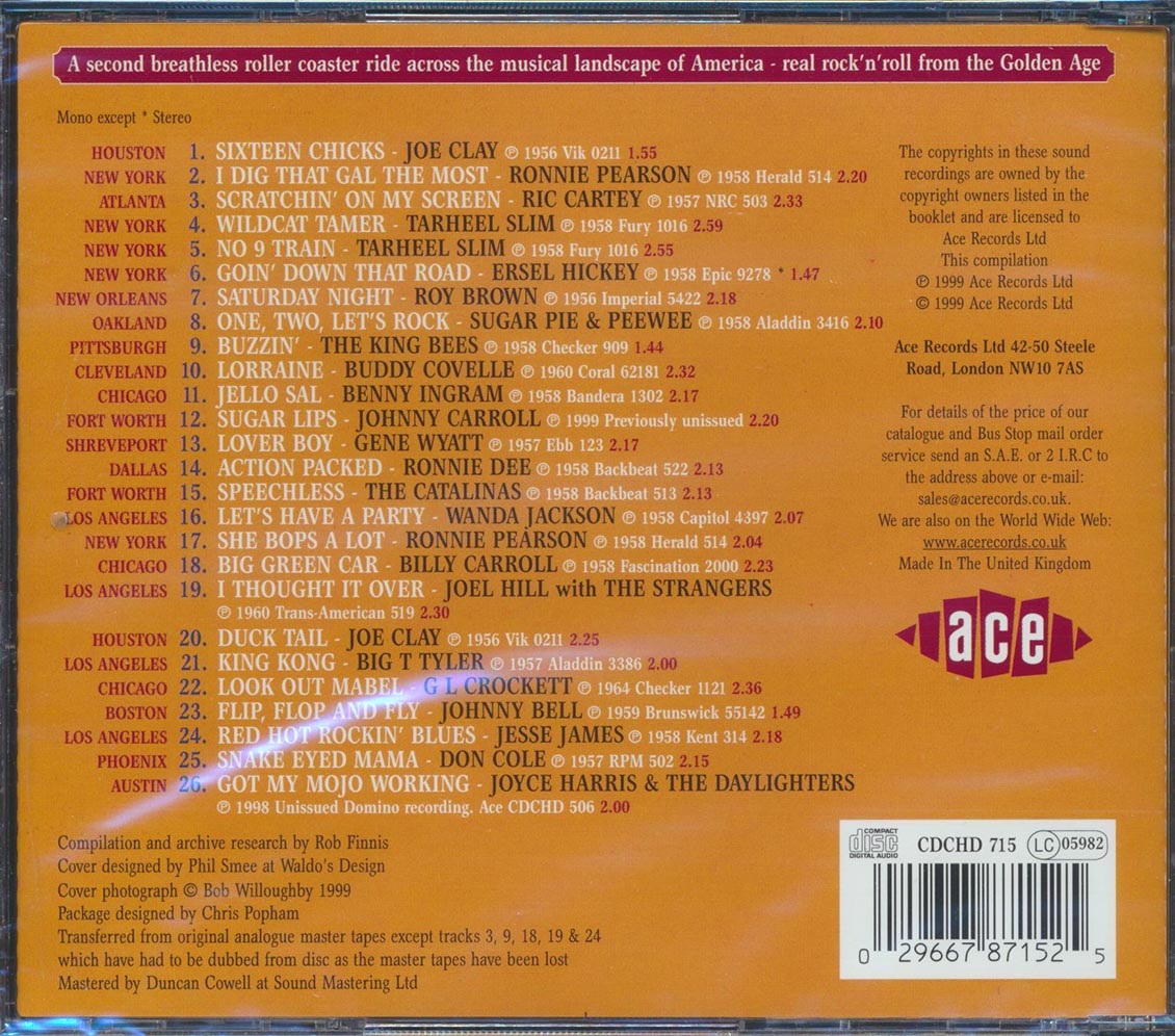 Various - Rockin From Coast To Coast Volume 2 (26 tracks) [New CD]