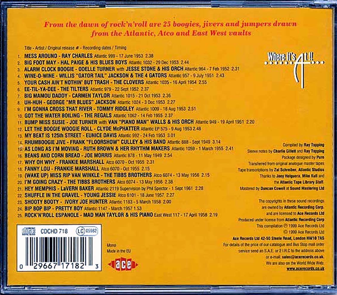 Various - Let The Boogie Woogie Rock And Rock (25 tracks) [New CD]