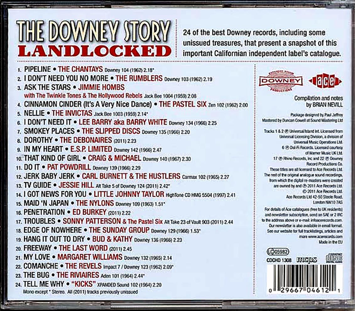 Various - The Downey Story: Landlocked (24 tracks) [New CD]
