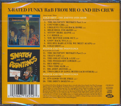 Johnny Otis Show - Cold Shot + Snatch And The Poontangs: For Adults Only (20 tracks) [New CD]