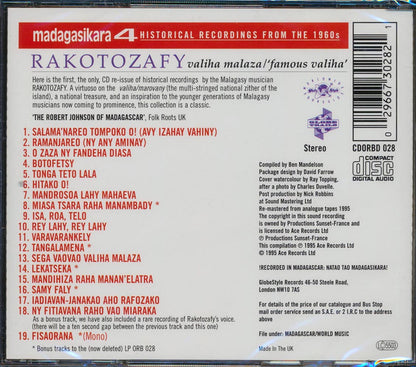 Rakotozafy - Valiha Malaza: Famous Valiha [New CD]