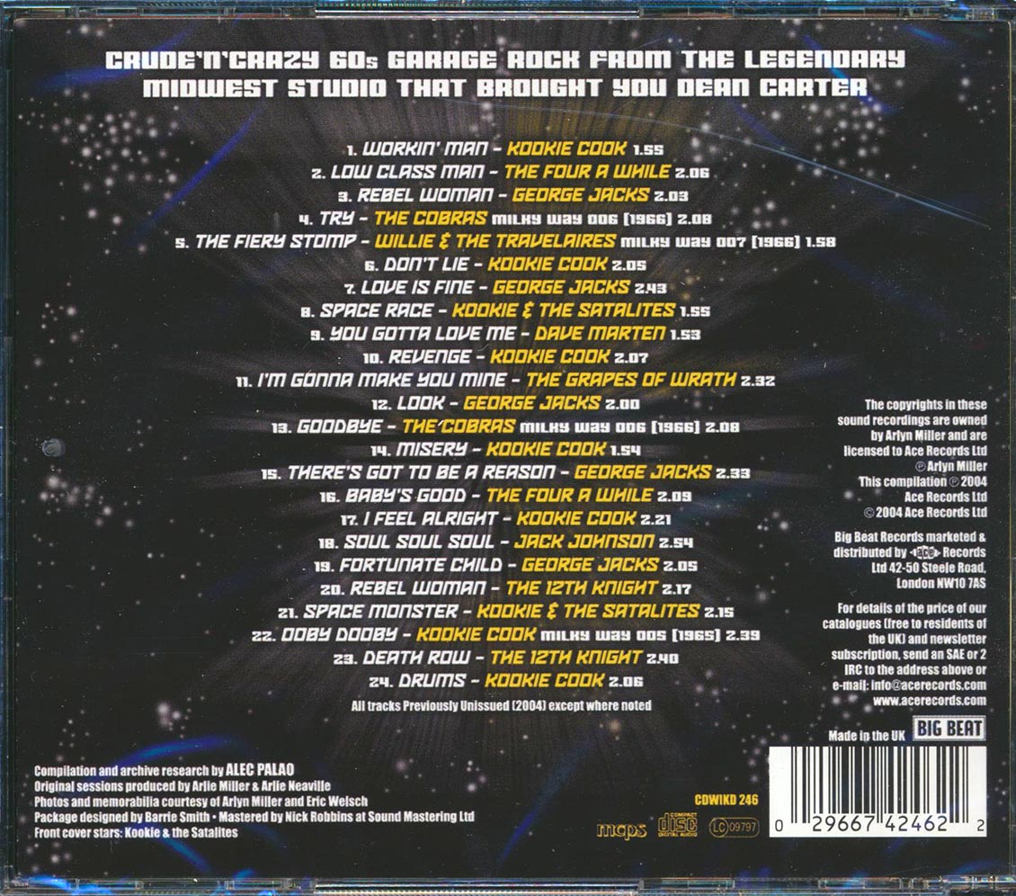 Various - The Midnight Sounds Of The Milky Way (24 tracks) [New CD]
