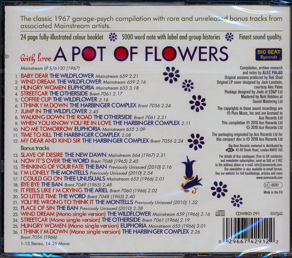 Various - With Love: A Pot Of Flowers (26 tracks) [New CD]