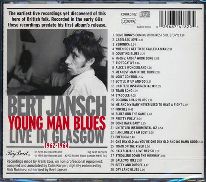 Bert Jansch - Young Man Blues: Live In Glasgow 1962-1964 (30 tracks) [New CD]