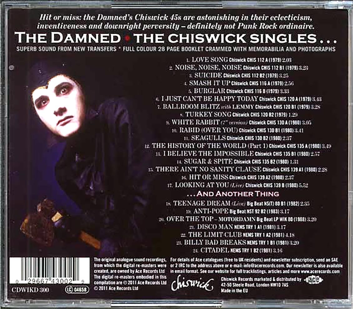 The Damned - The Chiswick Singles And Another Thing (24 tracks) [New CD]