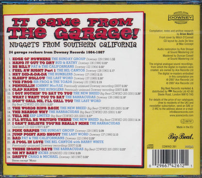 Various - It Came From The Garage: Nuggets From Southern California (24 tracks) [New CD]