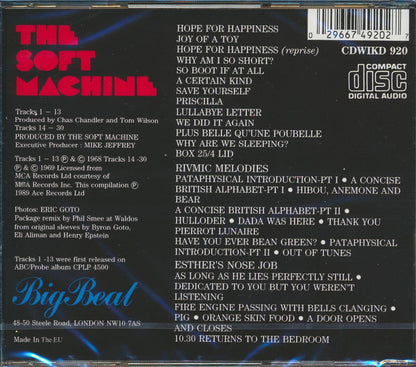 The Soft Machine - Volume 1 + Volume 2 (30 tracks) [New CD]