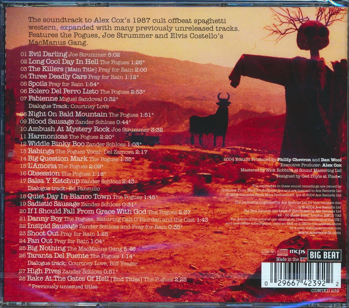 Various - Straight To Hell Returns: Original Soundtrack (28 tracks) [New CD]