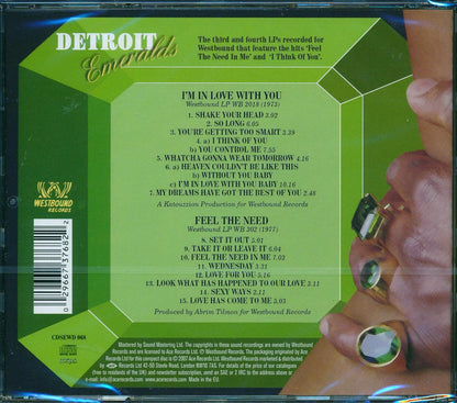 The Detroit Emeralds - I'm In Love With You + Feel The Need [New CD]