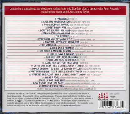 Ted Taylor - Keep What You Get: The Rare And Unissued Ronin Recordings (24 tracks) [New CD]