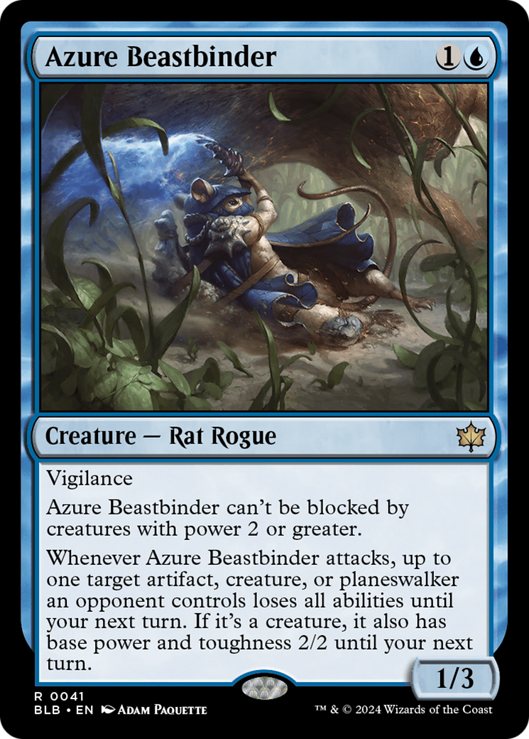Azure Beastbinder (BLB-041) - Bloomburrow